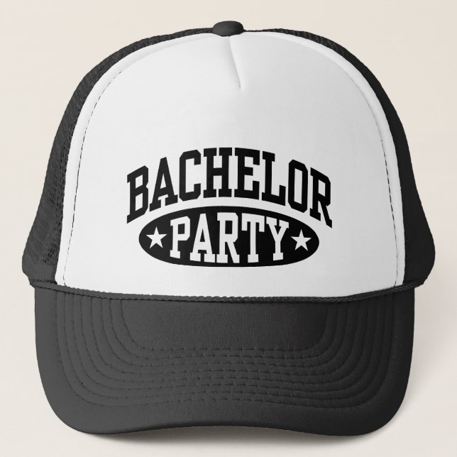 Bachelor Party Truckerkappe (Vorderseite)