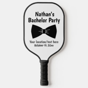 Bachelor Party Tuxedo Bow Krawatte Gastgeschenk Ho Pickleball Schläger