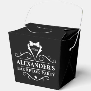 Bachelor Party Tuxedo Krawatte BlackOut Geschenkschachtel