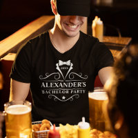 Bachelor Party Tuxedo Krawatte Name