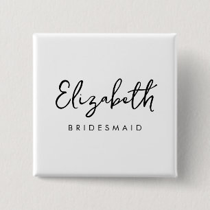 Bachelore Bridesmaid gibt Womens Template Square Button