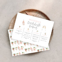 Bacheloretour-Bar am Wochenende