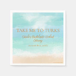 Bachelorette Bachelorette-Reise zu den Türken Serviette