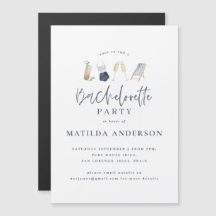 Bachelorette Bachelorette Wochenendreise Magneteinladung