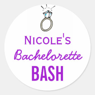 Bachelorette Bash Stickers