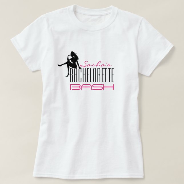 Bachelorette Bash T - Shirt (Design vorne)