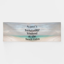 Bachelorette Beach Party im Cabin Banner