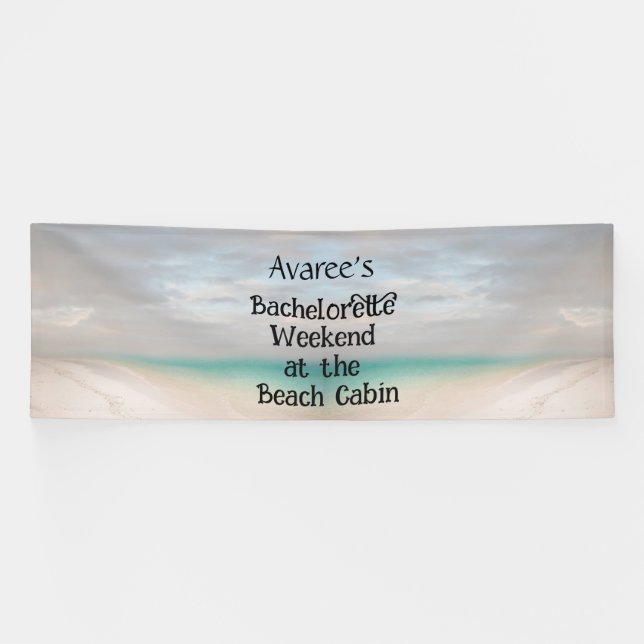 Bachelorette Beach Party im Cabin Banner (Horizontal)