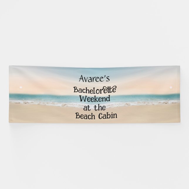 Bachelorette Beach Party im Cabin Banner (Horizontal)