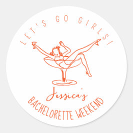 Bachelorette bevorzugt personalisierte Aufkleber