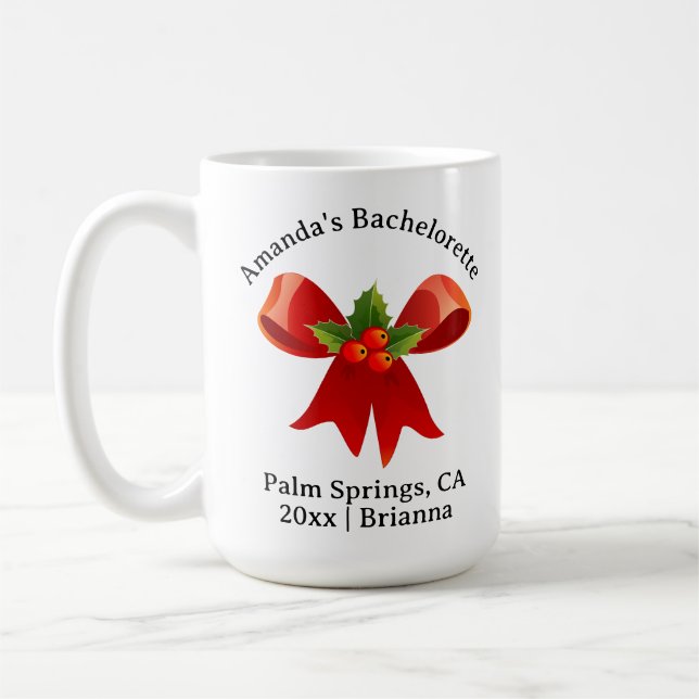 Bachelorette Birth Month Blume Kaffeetasse (Links)