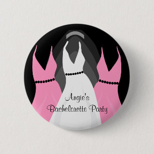 Bachelorette Brautkleidermädchen-Nacht heraus Button