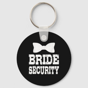 Bachelorette Bride Security Funny Kids Wedding Par Schlüsselanhänger