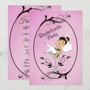 Bachelorette Brie als Party Einladung