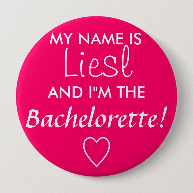 Bachelorette Button (Vorderseite)