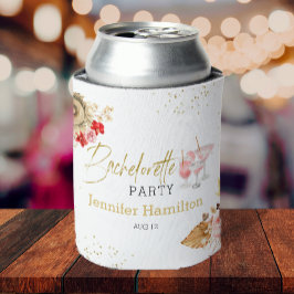 Bachelorette Can Coolers | Boho Palm Cocktail Dosenkühler