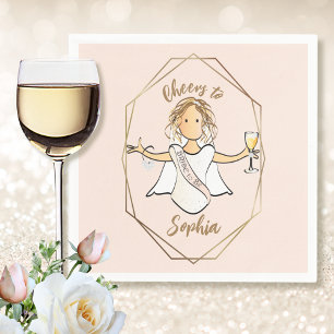 Bachelorette Cocktail Bridal Polterabend Paper Serviette