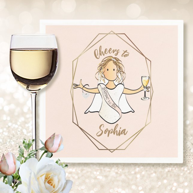 Bachelorette Cocktail Bridal Polterabend Paper Serviette (Von Creator hochgeladen)