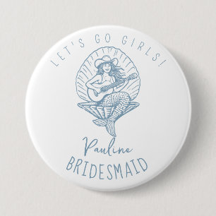 Bachelorette Cowgirl Bridesmaid Button