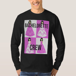 Bachelorette Crew Braut Abend Bechlorette Party T-Shirt