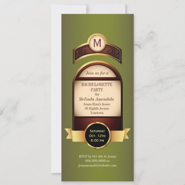 Bachelorette - Einladung (Vorderseite)