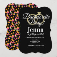 Bachelorette Foil Rings Fling Brautparty