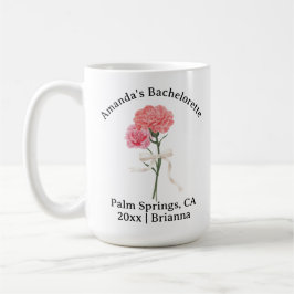 Bachelorette Geburtsmonat Blume Januar Nation Kaffeetasse