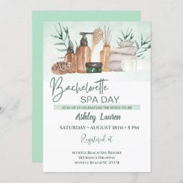Bachelorette Girls Wellness-Center Einladung