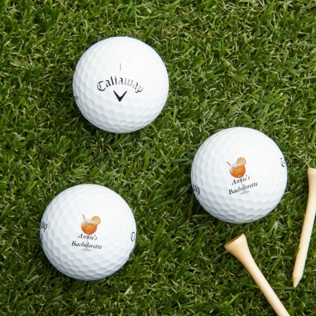 Bachelorette Golf Balls - Aperol Spritz Golfball (Insitu Gras)