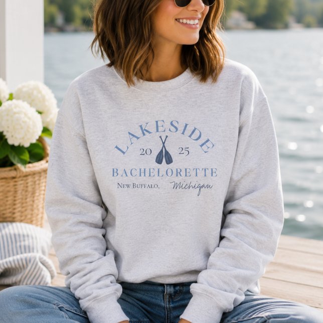 Bachelorette-Klassik Sweatshirt (Classic Coastal Lake Bachelorette Sweatshirt)