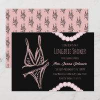 Bachelorette Lingerie Brautparty Pink Pearls