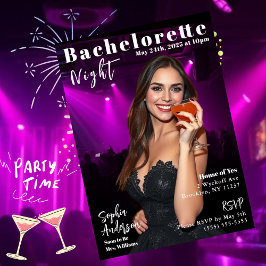 Bachelorette Night Magazine Cover Einladung
