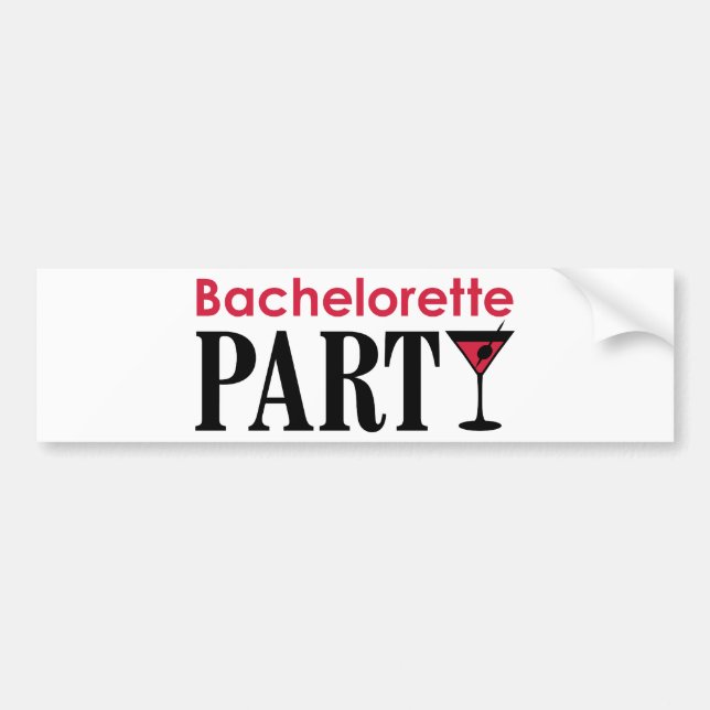 Bachelorette Party Autoaufkleber (Vorne)