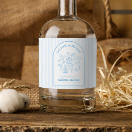 Bachelorette Party Blue Last Toast on the Coast 