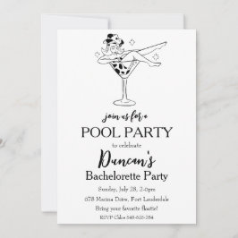 Bachelorette-Party Einladung