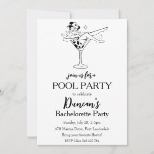 Bachelorette-Party Einladung
