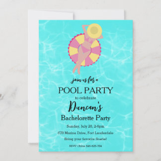 Bachelorette-Party Einladung