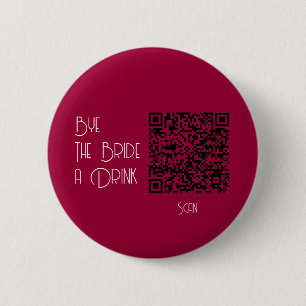 Bachelorette Pastel Qr Code Kaufen die Braut ein G Button
