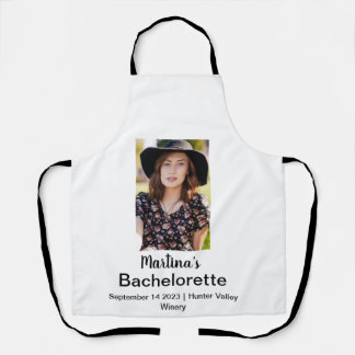 Bachelorette Personalisiert Name Foto Schürze