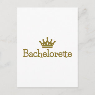 Bachelorette Postkarte