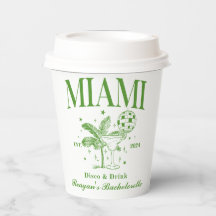 Bachelorette Retro Cocktail Grün