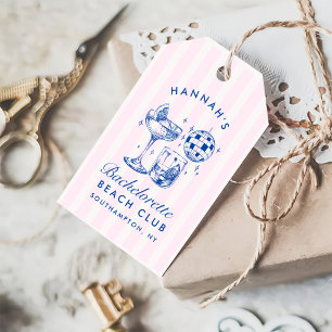 Bachelorette Retro Disco Geschenkanhänger