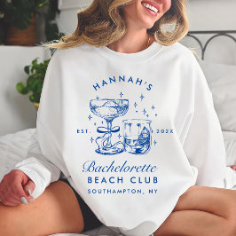 Bachelorette Retro Modern Minimalist Bridesmaid Sweatshirt