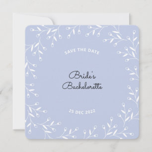Bachelorette-Save the Date-Karte Save The Date