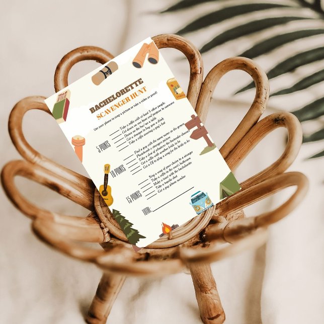 Bachelorette-Scavenger-Jagd, lustiges Bachelorette Einladung (Von Creator hochgeladen)