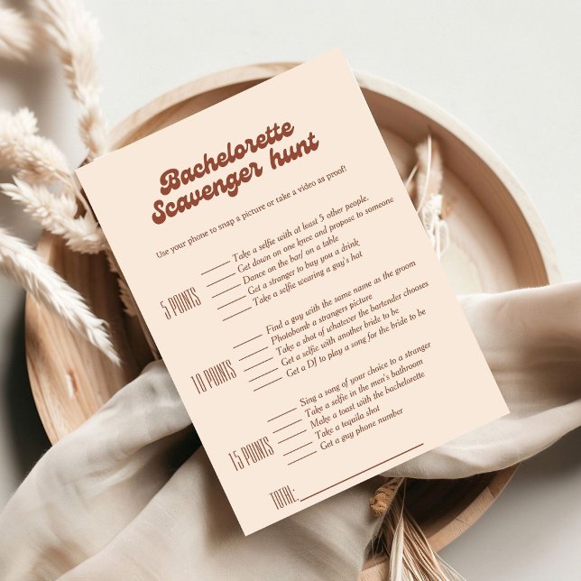 Bachelorette-Scavenger-Jagdspiel, Bachelorettenspi Einladung (Von Creator hochgeladen)