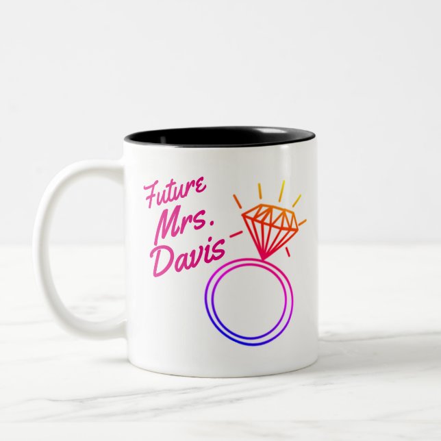 Bachelorette Schale Zweifarbige Tasse (Links)