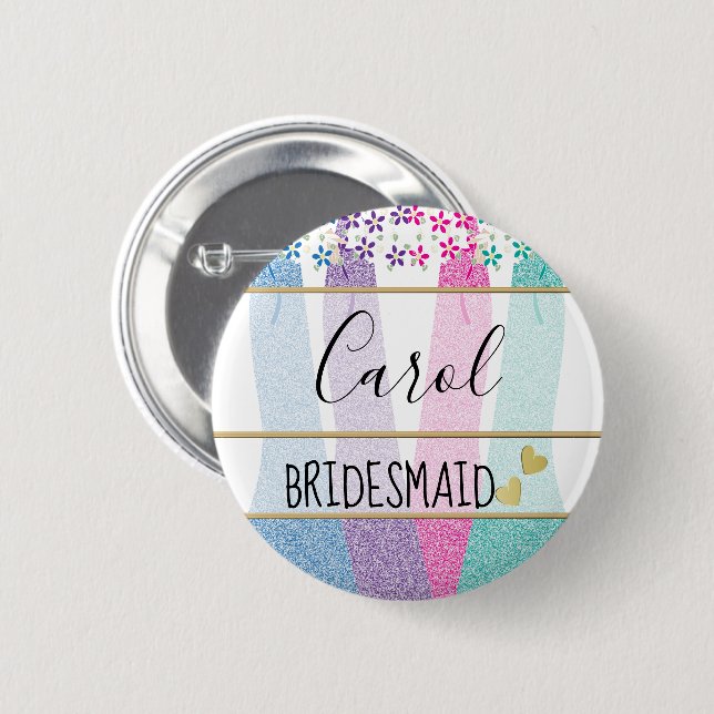 Bachelorette | Team Bride Party Button (Vorne & Hinten)