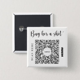 Bachelorette Venmo QR Code Kaufen Sie die Braut A  Button