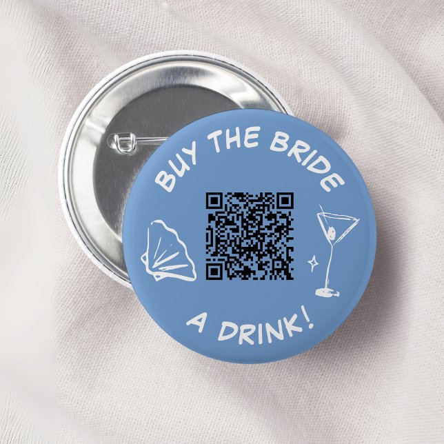 Bachelorette Venmo QR Code Kaufen Sie die Braut ei Button (Von Creator hochgeladen)
